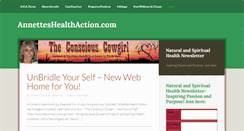 Desktop Screenshot of annetteshealthaction.com