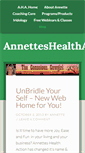 Mobile Screenshot of annetteshealthaction.com